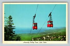 Lake Tahoe NV-Nevada, Heavenly Valley Tram, Vintage Postcard picture
