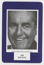 Jim Backus 1993 Face to Face Game Card - Single Card from Canadian Game picture