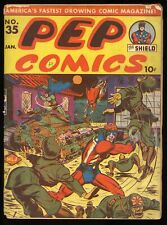 Pep Comics #35 GD+ 2.5 Japanese WWII War Cover Archie 1943 picture