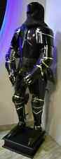 German Knight Medieval Suit Of Armor Full Body Costume Black Wearable Suit picture