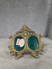 Antique Bronze French Double Miniature Picture Frame picture