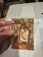 Near Nude Black Woman Leggy Barefoot Lingerie Kodak Vintage 1970's Strip Tease picture