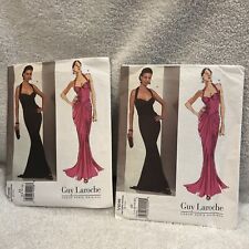 Uncut Discontinued Guy Laroche V1016 Dress Pattern 2 Sized Available picture