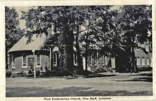 RPPC Pine Bluff,AR First Presbyterian Church Jefferson County Arkansas Postcard picture