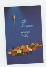 Vintage Christmas  Postcard    NORTH STAR OVER BETHLEHEM   CHROME   UNPOSTED picture