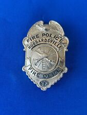 Hubbardsville NY Fire Department Badge picture