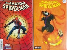 AMAZING SPIDER-MAN #14 BEYOND AMAZING & HALLOWS EVE TRADE DRESS VARIANT SET picture
