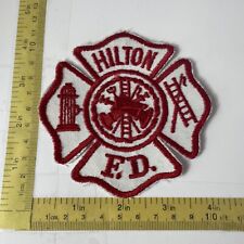 Vintage Patch Hilton Fire Dept Free US Shipping picture