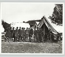 Press Photo LINCOLN w Soldiers CIVIL WAR Era Alexander Gardner 1862 Printd 1950s picture