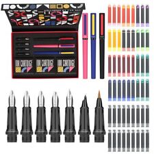 Calligraphy Pens Set 64pcs - Calligraphy Fountain Pen Set with 3 Fountain Pen... picture