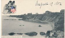 NEWPORT RI - Cliffs From Forty Steps Postcard - udb (pre 1908) picture