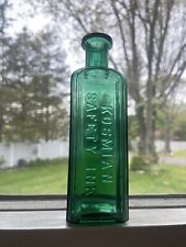 Antique green Kosmian Safety Master Ink bottle from Boston Massachusetts  picture