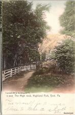 High Rock Highland Park York PA Pennsylvania Antique Postcard UDB UNP Unused picture