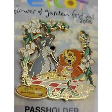 2006 Disney Epcot Flower and Garden Festival Lady and Tramp Pin LE 2500 picture