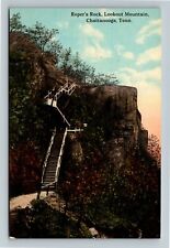 Chattanooga TN-Tennessee, Lookout Mountain Roper's Rock, Stairs Vintage Postcard picture