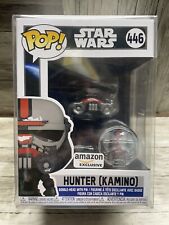 Funko Pop Vinyl Star Wars Hunter (Kamino) #446 Amazon Exclusive w/Protector A2 picture
