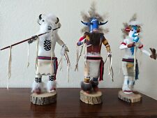 3 native american indian statues picture