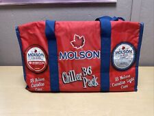 Molson Canadian Beer Cooler 36 Chiller Pack Bag Insulated Zippered Collapsible picture