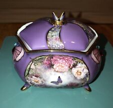 Vintage Music Box Ardleigh Elliott 2002 Enchanted Wings Wings of Love W/ Box picture