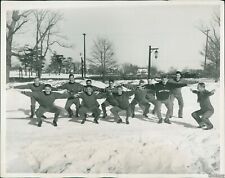 1938 Army Team Preps For Navy Game Green Hill Farm Overbrook Pa Sports 7X9 Photo picture