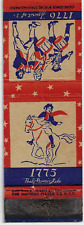 Paul Revere Ride 1775 Complete Your Set Empty FS Matchbook Cover picture