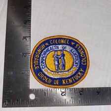 Vintage Honorable Order of Kentucky Colonels Colonel Patch picture