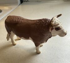 Schleich 2015 Simmental Bull Steer Cattle Dairy Farm Toy Figure picture