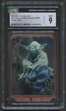 1999 TOPPS CHROME ARCHIVES YODA #P2 CGC 9 picture