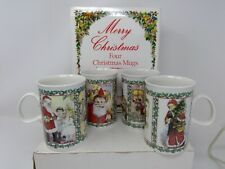 Boxed Set of 4 Dunoon Stoneware Christmas Mugs picture