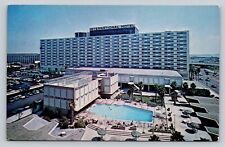 Los Angeles International Hotel Vintage Advertising PC LAX Airport Old Cars Pool picture