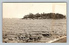 RPPC Yachting in Camden Maine c1940's Vintage Postcard picture