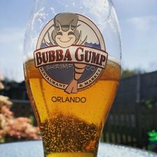 BUBBA GUMP Collectible Cup Shrimp Company ORLANDO FL 24oz PILSNER Beer Glass picture