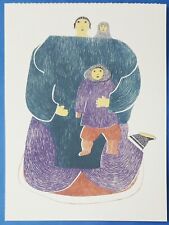 Postcard Mother Pitaloosie Saila Inuit Art 6.5