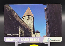 Tallinn, Estonia Highway Card Cards Japan Japaneae Vibtage Retro Very Rare picture
