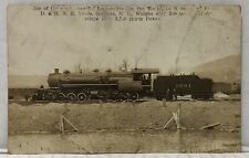 Antique Railroad Train RPPC - Oneonta New York - D & H RR Locomotive Postcard picture