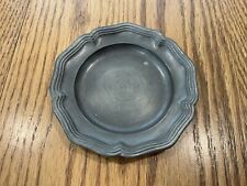 Colonial Casting Company Pewter Small Plate Meriden Miniature 4.5 Inch picture