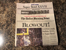 1993 Dallas Cowboys Football Newspaper.  Super Bowl Champions picture