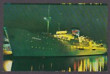SS Ariadne Eastern Steamship Corp Pier 3 Miami FL postcard 1950s picture