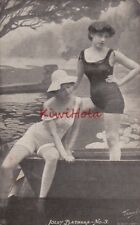 Postcard Women Sexy Bathing Suits c. 1900s Jolly Bathers No 3 picture
