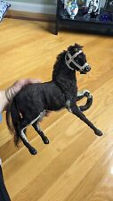 Old Antique Vintage Hand Crafted Horse Figure w/ Real Horse Hair picture