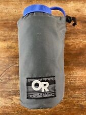 Outdoor Research Water Bottle Holder VTG 1L Grey Pouch w/ used 32oz Nalgene picture