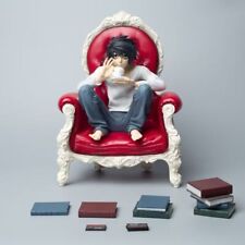 Anime Death Note L·lawliet Drink Coffee Statue Figure Pvc Collection Model Toy picture