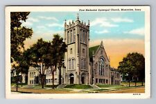 Muscatine IA-Iowa, First Methodist Episcopal Church, Antique Vintage Postcard picture