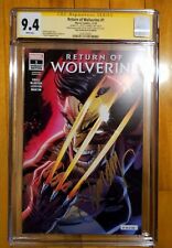 Return of Wolverine 1 CGC 9.4 SS J Scott Campbell AP Glow In The Dark 56/300 picture
