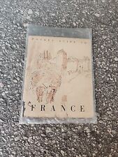 WWII Booklet 1944 Pocket Guide To France Book French Military VTG WW II War WW2 picture