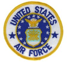 Yellow & Blue US Air Force Traditional Insignia Patch PPM F2D6N picture