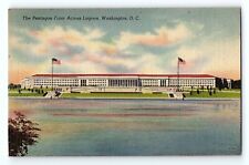 The Pentagon From Across Lagoon Washington D.C  Vintage Postcard picture