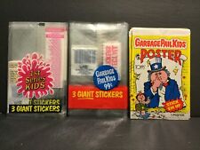 1986 Garbage Pail Kids 10 Giant Series 1, 10 Giant Series 2, 10 Posters Wrappers picture