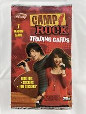 2008 Topps Disney Camp Rock Unopened Card Pack 7 Cards Demi Lovato RC HTF picture