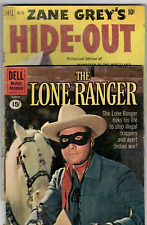 The Lone Ranger # 138 (4.5) 3/1961 Zane Grey's Hide-Out # 346 (4.0) 1951 Dell picture